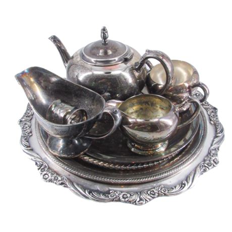 Silver Plated Dishware Lot