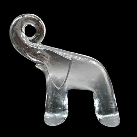Bertil Vallien for Kosta Boda Glass Elephant Figurine