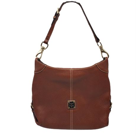 Dooney & Bourke Fredrica Bag Brown Pebble Leather