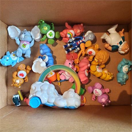 Vintage 1980s Care Bears Toy Lot