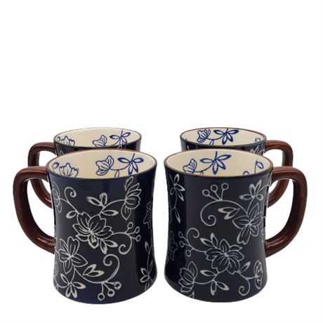 Temp-Tations Floral Lace 16oz Coffee Mugs