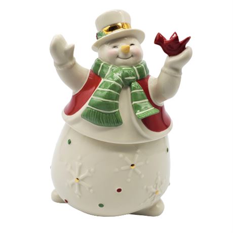 Lenox Merry Musicals Snowman Music Box