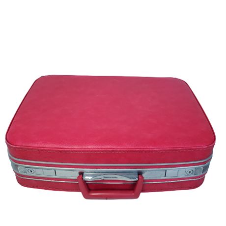 Vintage Hot Pink Samsonite Fashionaire Suitcase