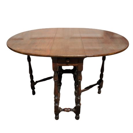 Antique Elite Tables Mahogany Drop Leaf Table