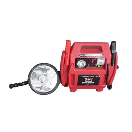 Cen-Tech 3 in 1 Portable Power Pack / Coleman Halogen Spotlight