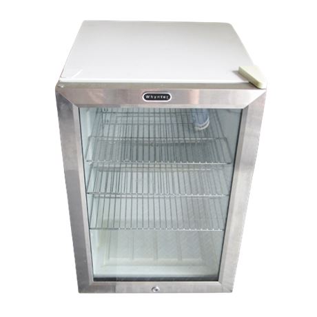 Whynter White Stainless Steel Beverage Refrigerator