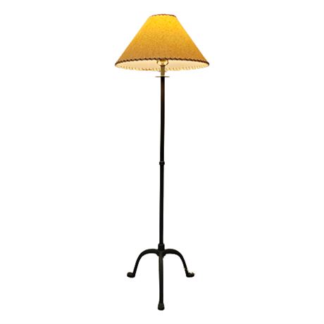 Rustic Paper Shade Floor Lamp