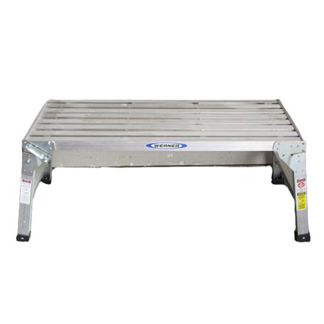 Werner High 225 Lbs Capacity 1 Step Platform