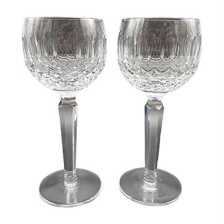 Vintage Waterford Crystal Colleen Wine Hock Glasses