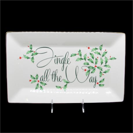 Lenox "Holiday" Jingle all the Way Serving Tray