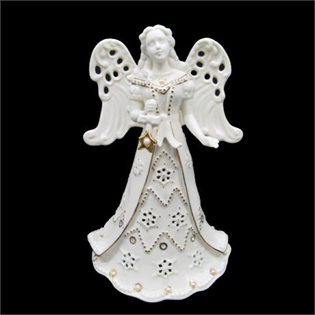Lenox Florentine & Pearl Light up Angel Figurine