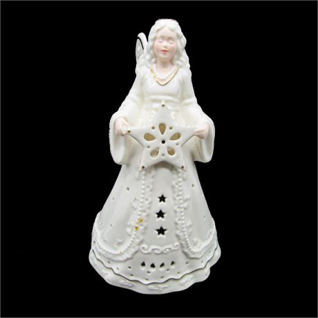 Lenox Seasons Glow Angel Lighted Sculpture