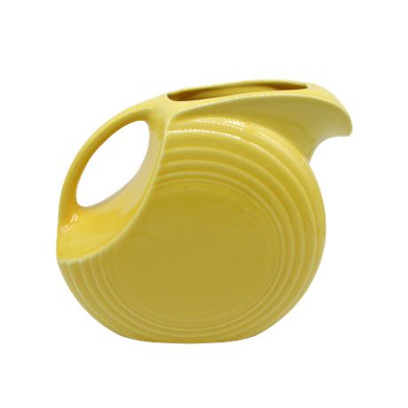 Vintage Yellow Fiesta Water Pitcher