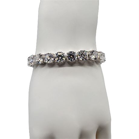 Uncas Sterling Silver CZ Tennis Bracelet