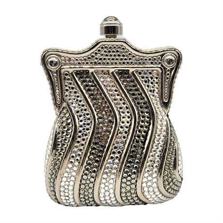 Small Purse Shaped Rhinestone Clutch