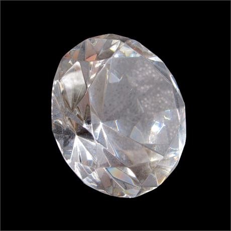 Large Decorative Rosenthal Crystal Diamond