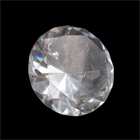 Large Decorative Rosenthal Crystal Diamond