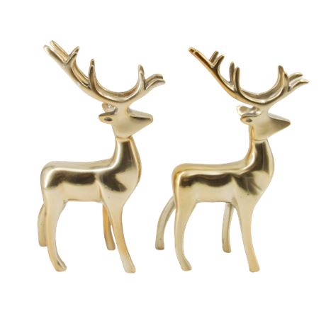 Decorative Brass Reindeer