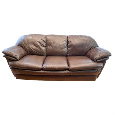 Oversized Leather Sofa