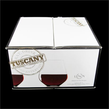 Lenox Tuscany Classics Collection Stemless Wine Glasses