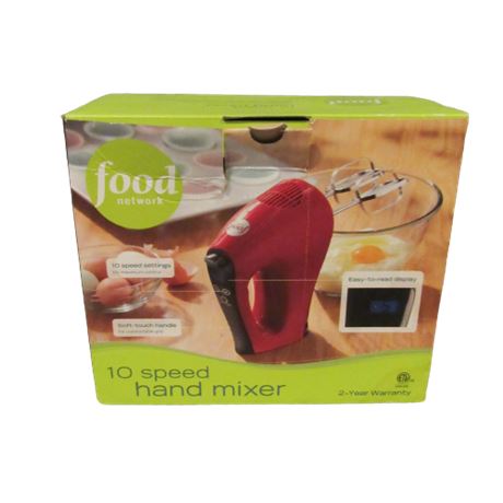 Food Network 10 Speed Hand Mixer