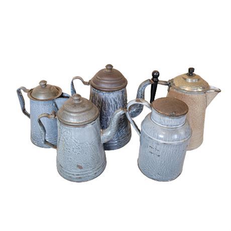 Antique Graniteware Lot