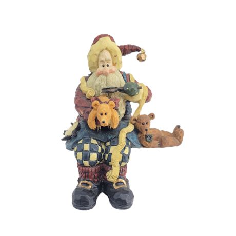 Carvers Choice "Santa Jr..... And the Final Inspection" Figurine