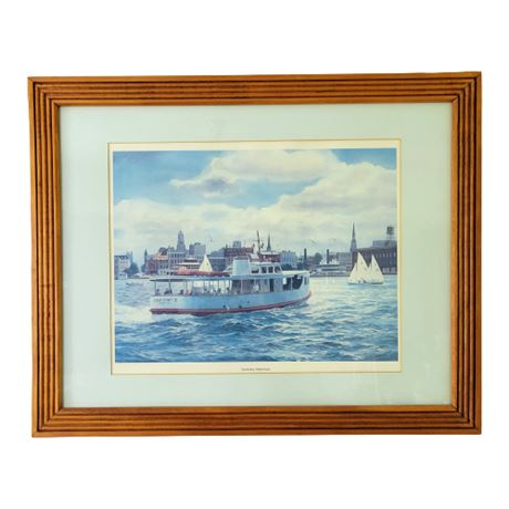 Kinley Shogren "Sandusky Waterfront" Art Print