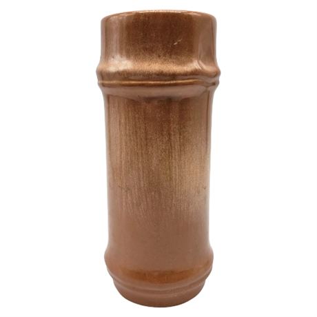 Vintage Frankoma Style Ceramic Bamboo Tiki Mug