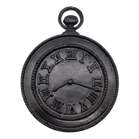 Vintage Midwest Cast Aluminum Pocket Watch Trivet