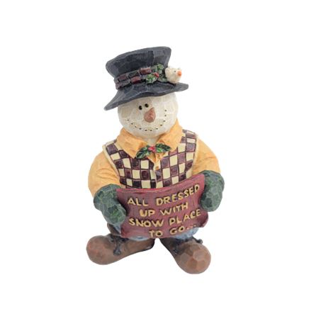 Carvers Choice "Ralph P. Snowduds..." Figurine
