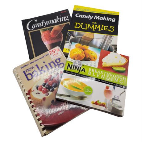 Cookbooks & Candy Making Books Lot