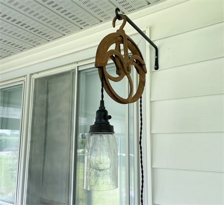 Rustic Hanging Lamp