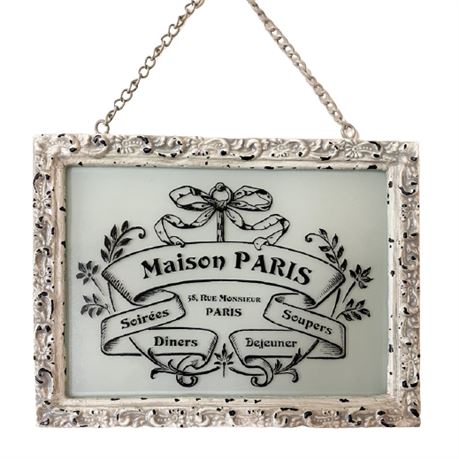 Vintage Reproduction Maison Paris & Cacao Payraud Signs