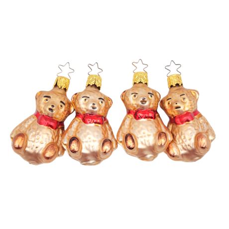 Vintage Brown Bear Ornaments