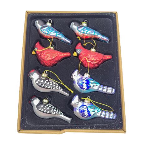 Vintage Bird Ornament Lot