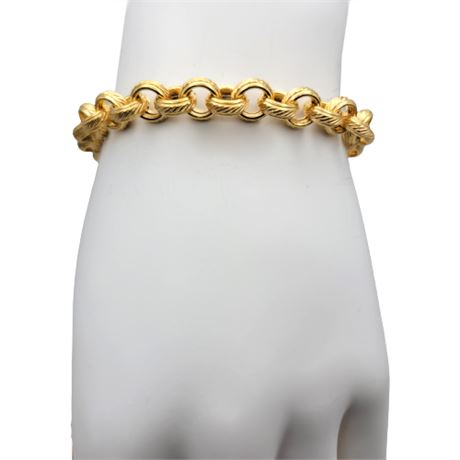 Milor 14K Yellow Gold Large Link Bracelet
