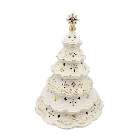 Battery Operated White Lenox Christmas Tree