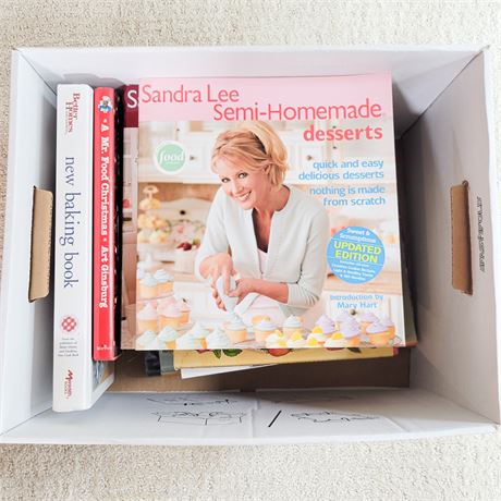 Cooking Book Box Lot
