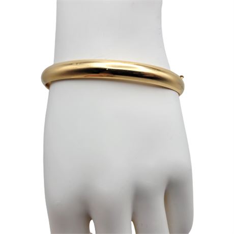 EternaGold 14K Gold Clamper Bangle Bracelet