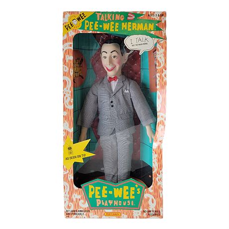 1987 Talking Pee Wee Herman Doll by Matchbox NEW