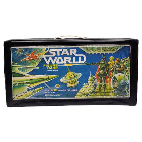 Vintage Star World Toy Figurine Vinyl Storage Case