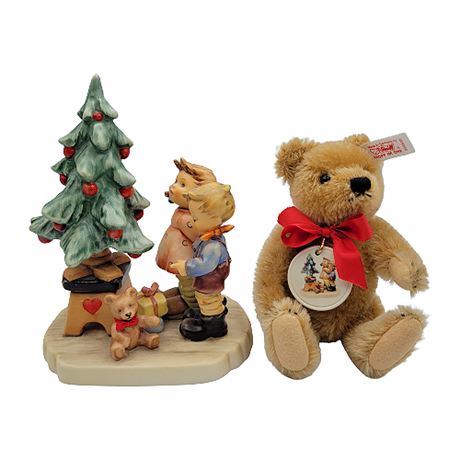 Goebel Hummel x Steiff "Wonder of Christmas" Limited Edition Collector's Set