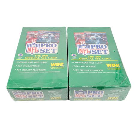 NFL 1990 Pro Set Booster Boxes