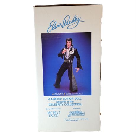 1984 World Doll Elvis Presley Phoenix 21" Doll in Box