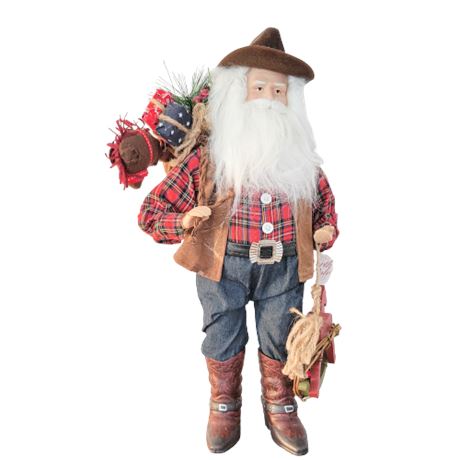 Novelty Trading Corp. North Pole Cowboy Santa