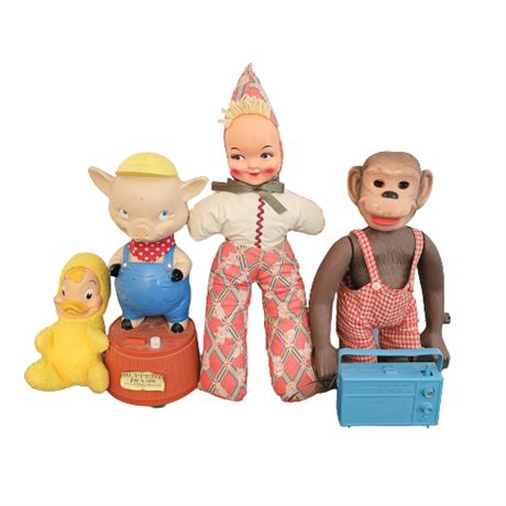 Vintage Toy / Coin Bank Lot