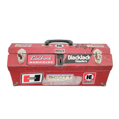 Vintage Red Tool Box