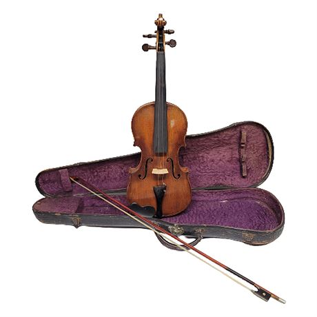 Vintage Stradivarius Copy Violin Made in Germany