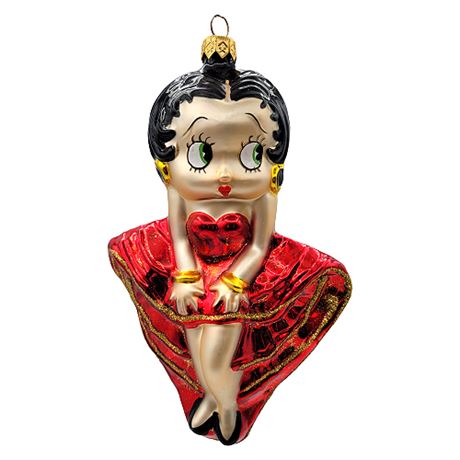 "Betty Boop" Kurt S. Adler Polonaise Collection Blown Glass Ornament